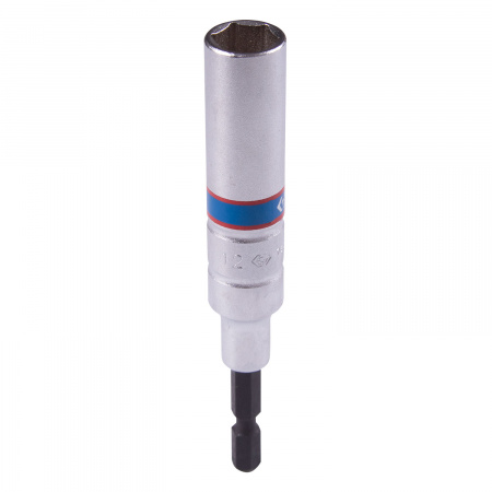 Головка для шуруповерта шестигранная 1/4", 12 мм, L = 110 мм KING TONY 76C1112M