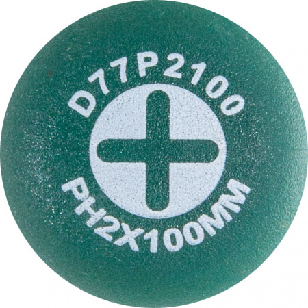 D77P2100 Отвертка стержневая крестовая ANTI-SLIP GRIP, PH2х100 мм