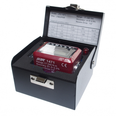 JTC Ключ динамометрический 1/2" 17-340Нм электронно-цифровой (адаптер) JTC