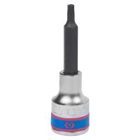 Насадка (бита) торцевая 1/2", Torx, T25, L = 80 мм, с отверстием KING TONY 403725