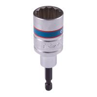 Головка для шуруповерта двенадцатигранная 1/4", 19 мм, L = 80 мм KING TONY 76B819M