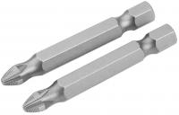 Набор вставок (бит) торцевых 1/4", Phillips, PH2, 50 мм, 2 предмета TOLSEN TT20313
