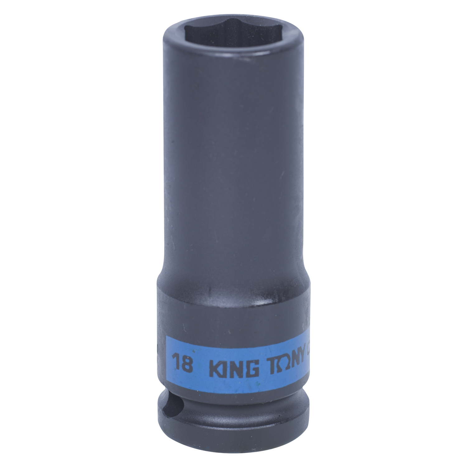 Головка торцевая ударная глубокая шестигранная 1/2", 18 мм KING TONY 443518M