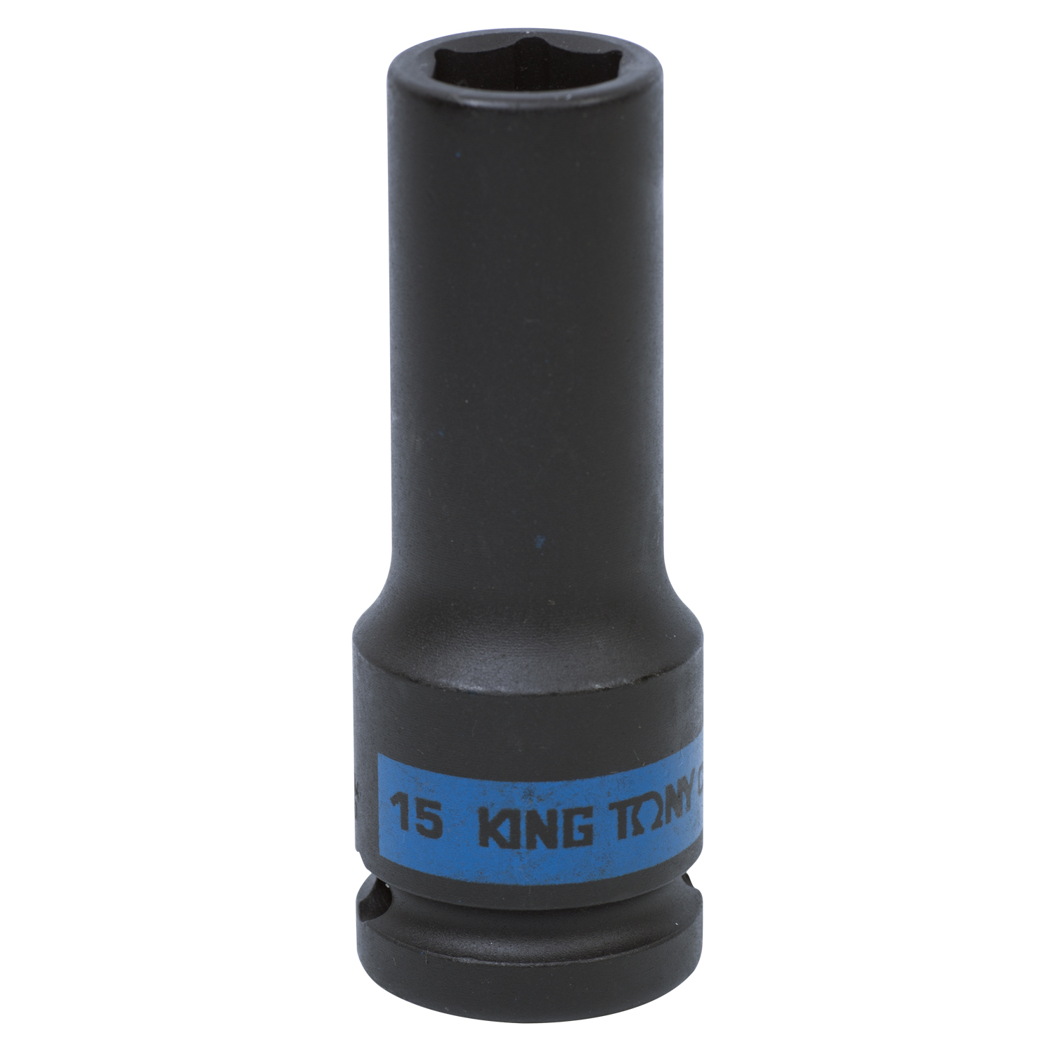 Головка торцевая ударная глубокая шестигранная 1/2", 15 мм KING TONY 443515M