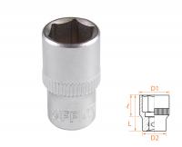 Головка торцевая стандартная шестигранная 1/4", 10 мм AFFIX AF00020010
