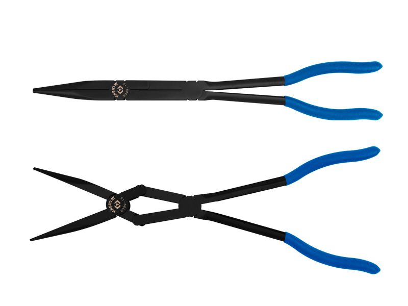 Плоскогубцы тонконосые удлиненные, 340 мм, двойной шарнир KING TONY 6329-13C