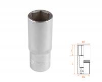 Головка торцевая глубокая шестигранная 1/2", 22 мм AFFIX AF00140022
