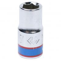 Головка торцевая стандартная шестигранная 1/4", 7 мм KING TONY 233507M