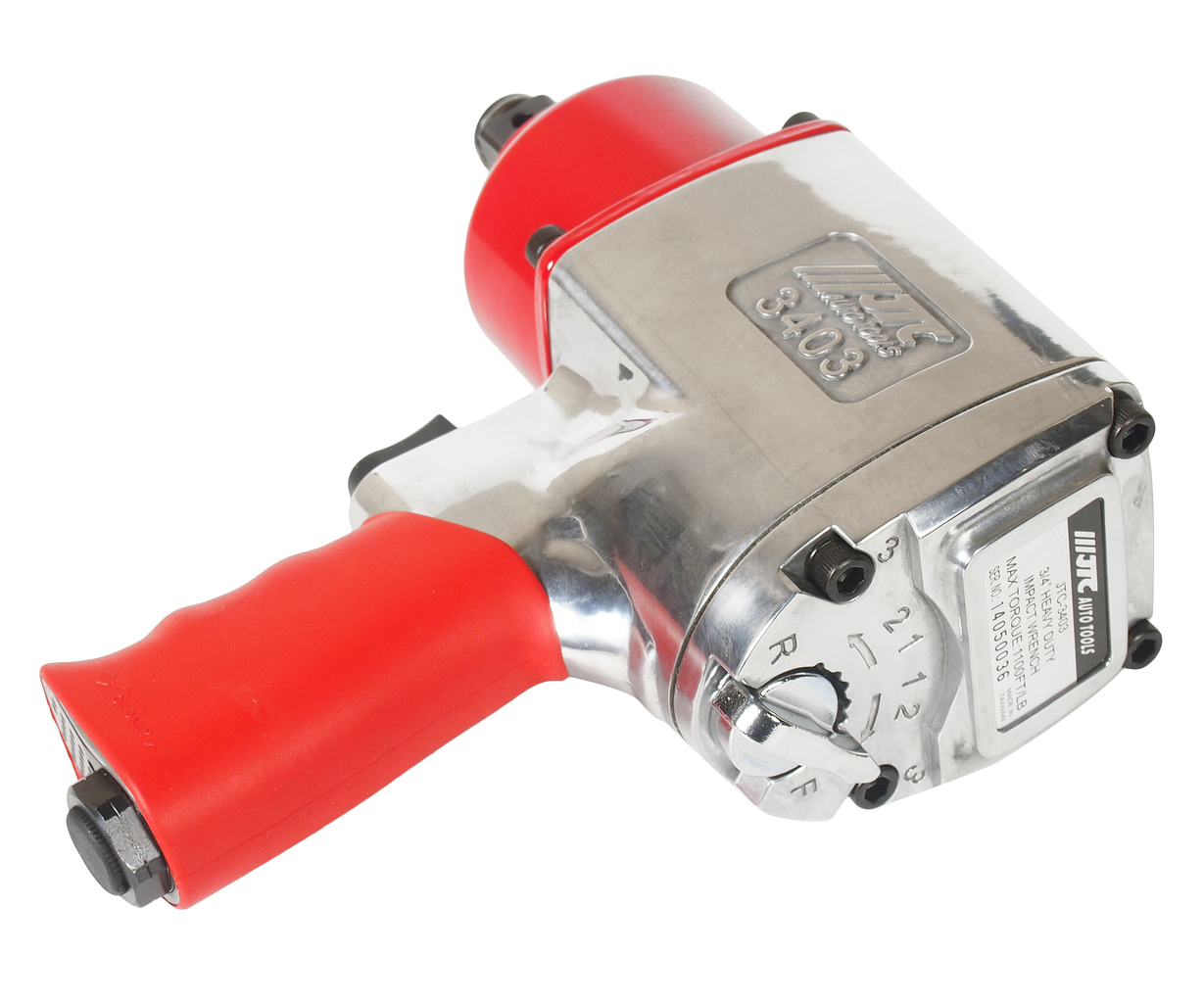 JTC Гайковерт пневматический 3/4'' 1491Нм 7250об/мин. 300л/мин. 90-120PSI ударный усиленный JTC