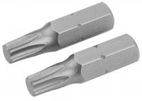 Набор вставок (бит) торцевых 1/4", Torx, T27, 25 мм, 2 предмета TOLSEN TT20225