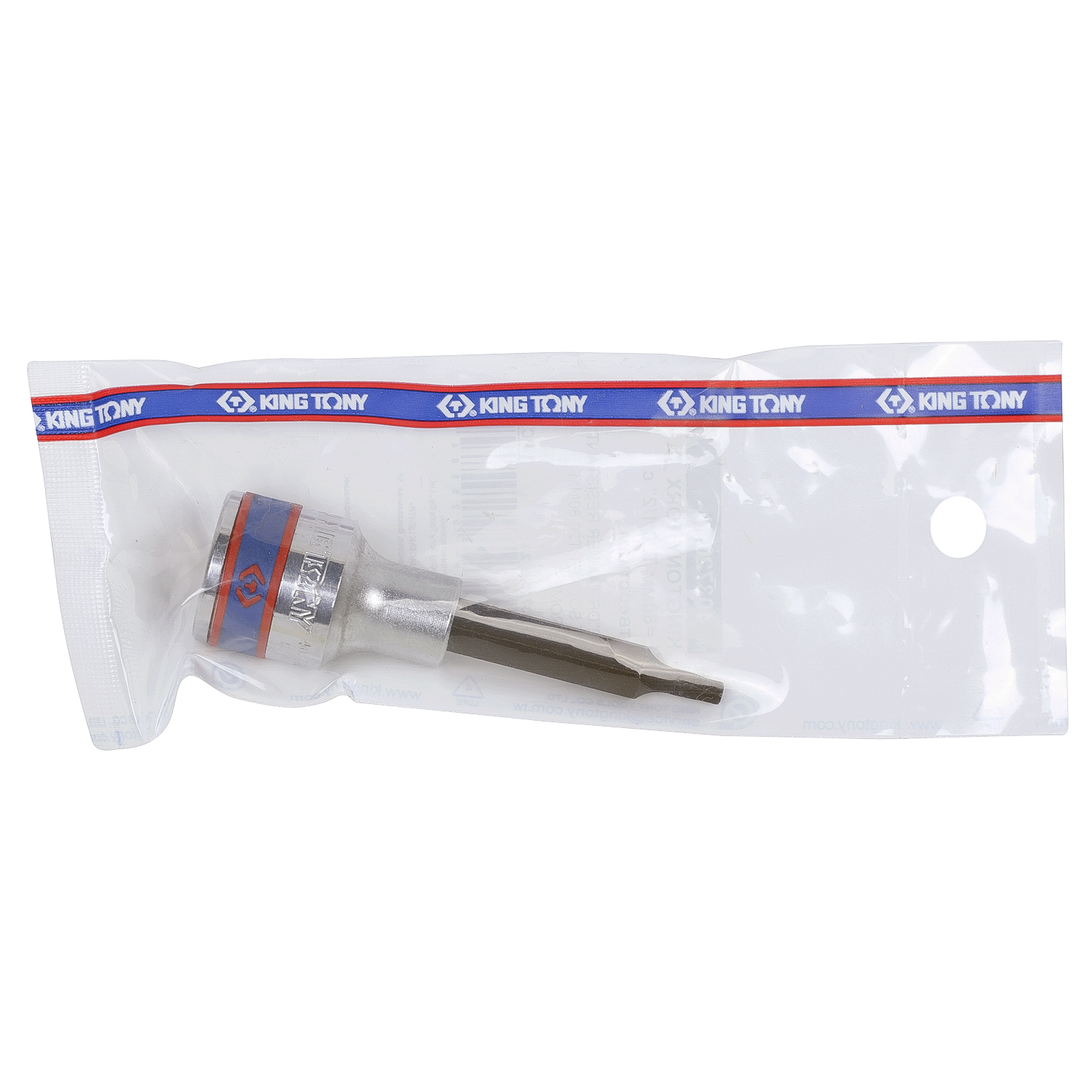 Насадка (бита) торцевая 1/2", Torx, T20, L = 80 мм, с отверстием KING TONY 403720