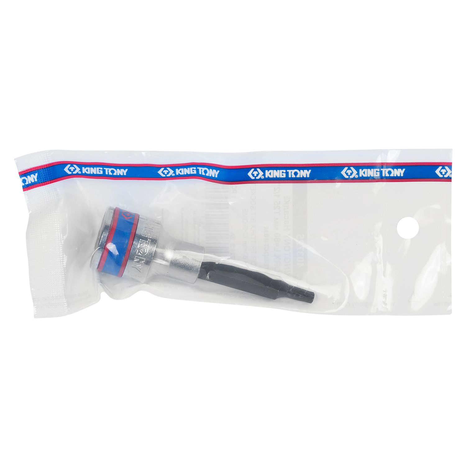 Насадка (бита) торцевая 1/2", Torx, T25, L = 80 мм, с отверстием KING TONY 403725