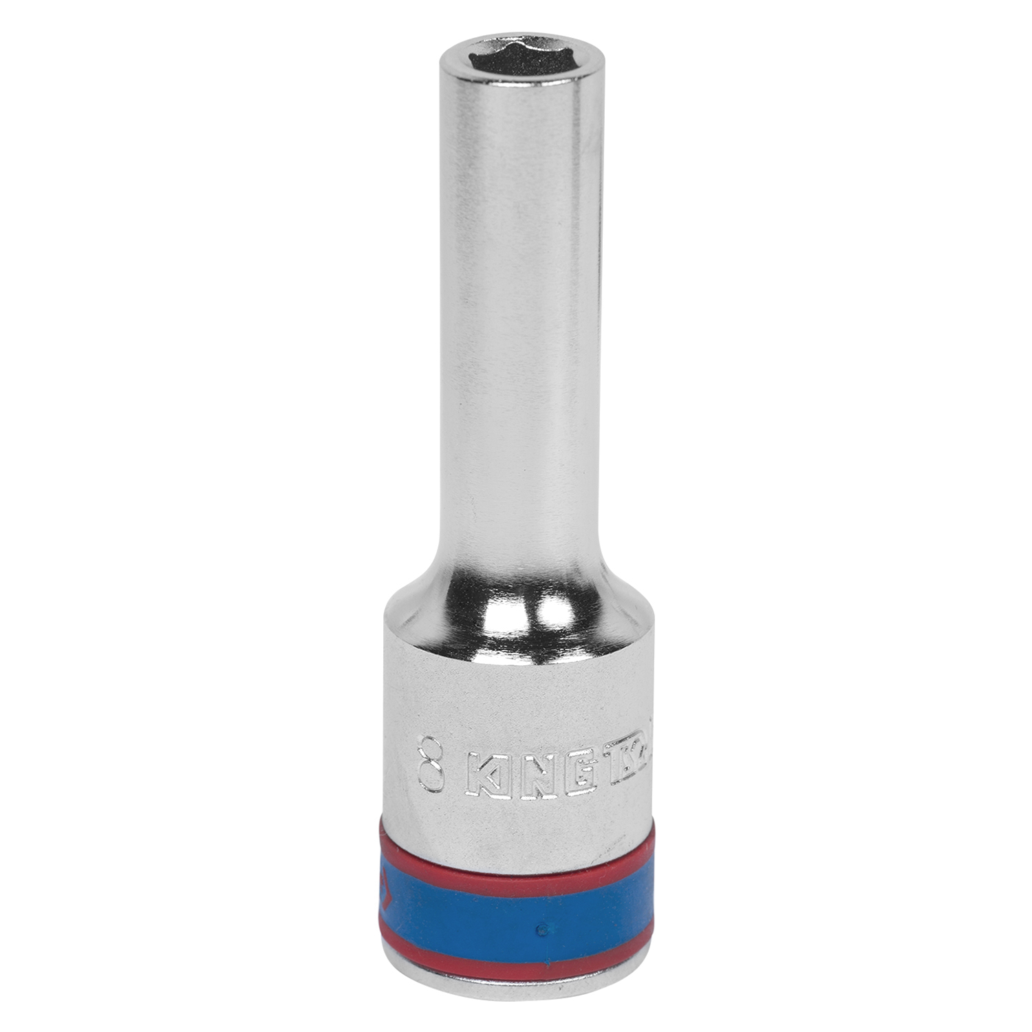 Головка торцевая глубокая шестигранная 1/2", 8 мм KING TONY 423508M