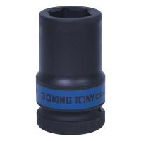 Головка торцевая ударная глубокая шестигранная 1", 30 мм KING TONY 843530M