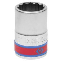 Головка торцевая стандартная двенадцатигранная 3/4", 1", дюймовая KING TONY 633032S