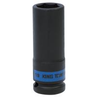 Головка торцевая ударная глубокая шестигранная 1/2", 19 мм KING TONY 443519M