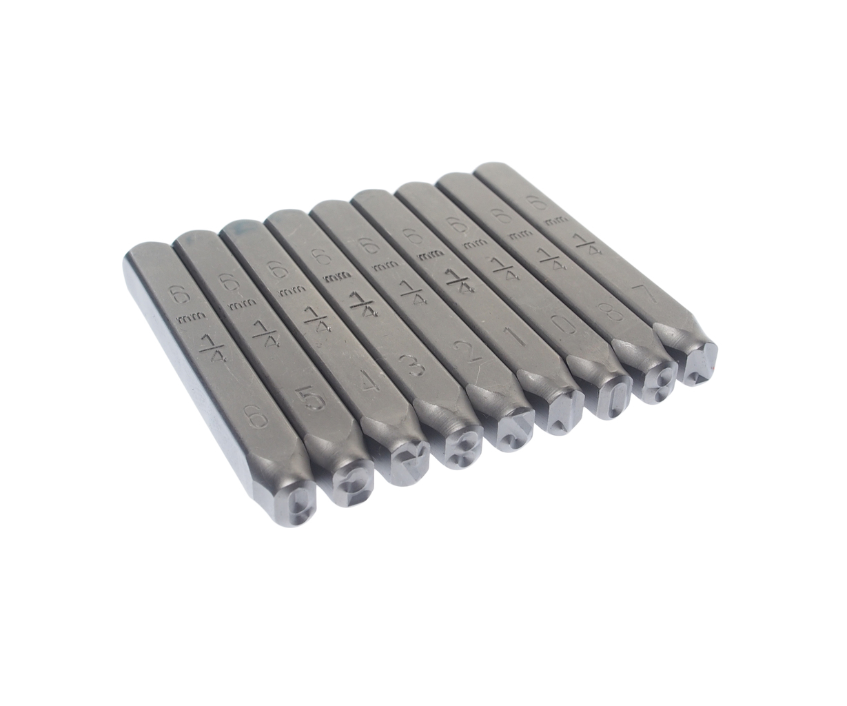 JTC Клейма цифровые 6мм (HRC 60+-2град. DIN 1451) JTC