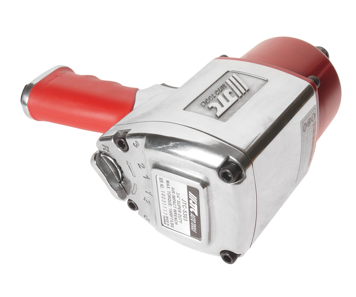 JTC Гайковерт пневматический 3/4'' 2034Hм 4500об/мин. 320л/мин. 90-120PSI ударный усиленный JTC