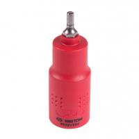 Насадка (бита) торцевая диэлектрическая 1/2", HEX, 4 мм, L = 75 мм KING TONY 4025VE04