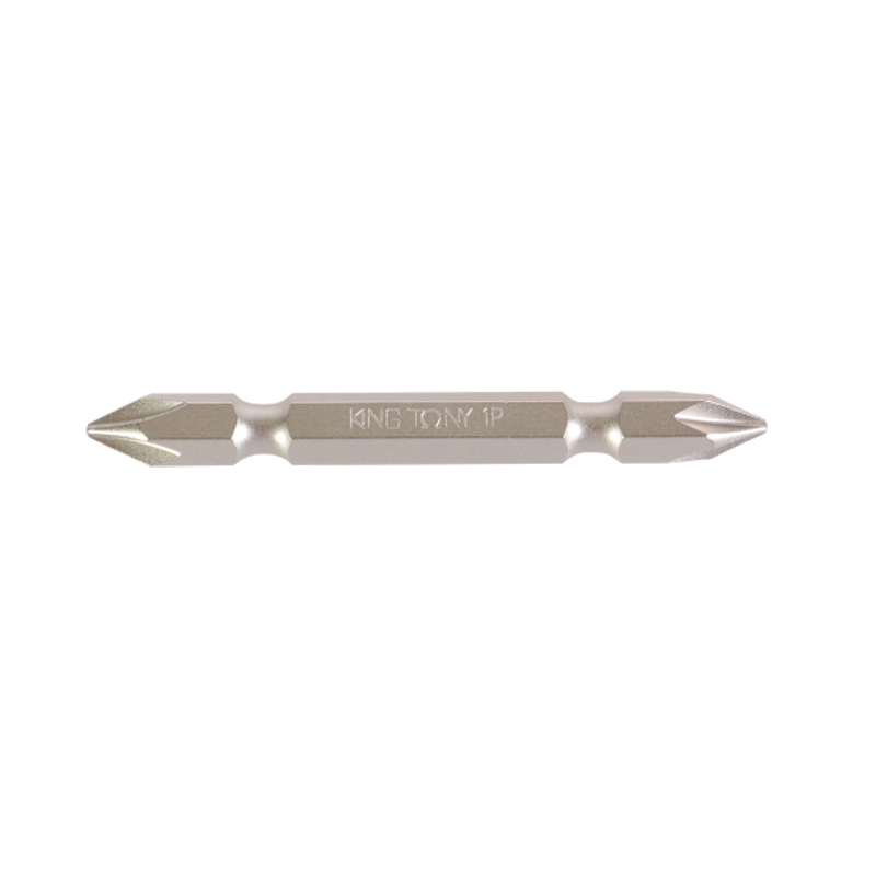 Вставка (бита) торцевая 1/4", Phillips, PH1, L = 45 мм, двухсторонняя, для шуруповерта KING TONY 134501P