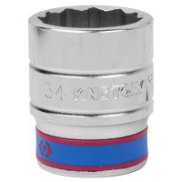 Головка торцевая стандартная двенадцатигранная 3/4", 34 мм KING TONY 633034M