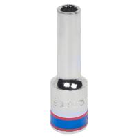 Головка торцевая глубокая двенадцатигранная 1/2", 9 мм KING TONY 423009M