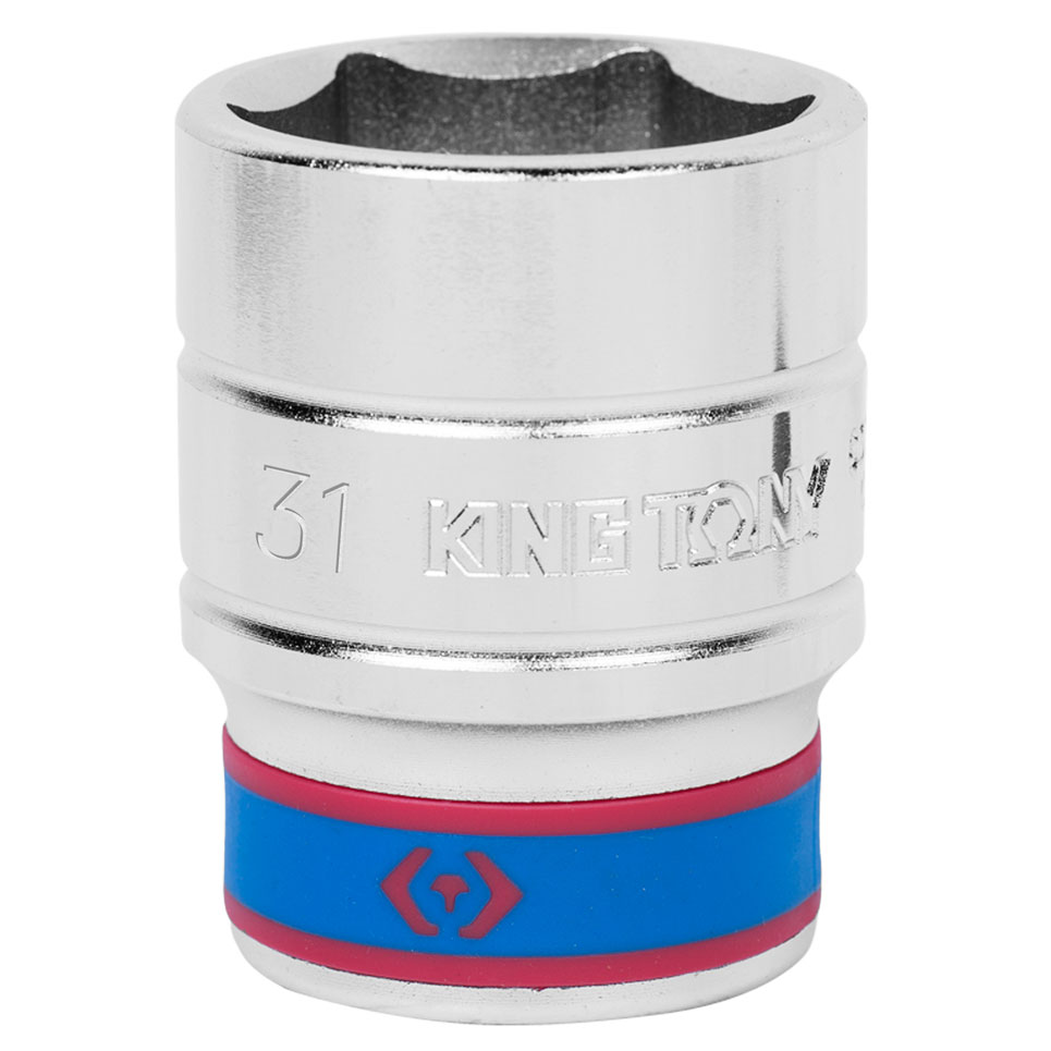 Головка торцевая стандартная шестигранная 3/4", 31 мм KING TONY 633531M