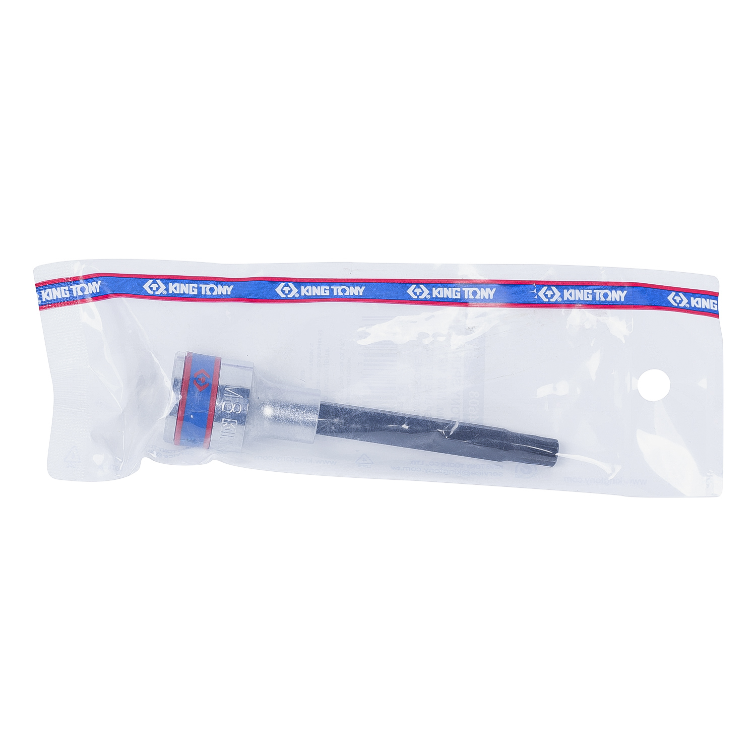 Насадка (бита) торцевая 1/2", Spline, M8, L = 100 мм KING TONY 404608