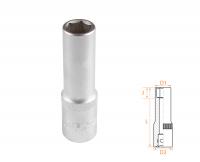 Головка торцевая глубокая шестигранная 1/2", 13 мм AFFIX AF00140013