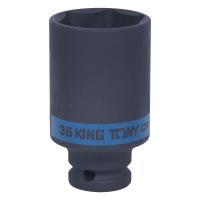 Головка торцевая ударная глубокая шестигранная 1/2", 36 мм KING TONY 443536M