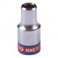 Головка торцевая стандартная шестигранная 1/4", 3/16", дюймовая KING TONY 233506S
