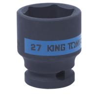 Головка торцевая ударная шестигранная 1/2", 27 мм KING TONY 453527M