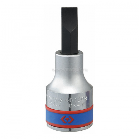 Насадка (бита) торцевая 1/2", Slotted, 16,0х2,5 мм, L = 60 мм KING TONY 402216