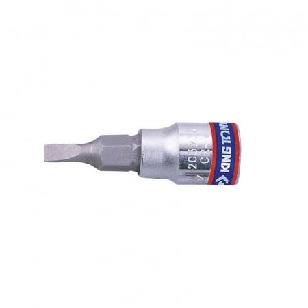 Насадка (бита) торцевая 1/4", Slotted, 8х1,2 мм, L = 37 мм KING TONY 203208