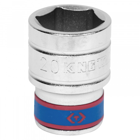 Головка торцевая стандартная шестигранная 1/2", 20 мм KING TONY 433520M