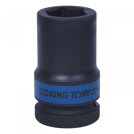 Головка торцевая ударная глубокая шестигранная 1", 30 мм KING TONY 843530M