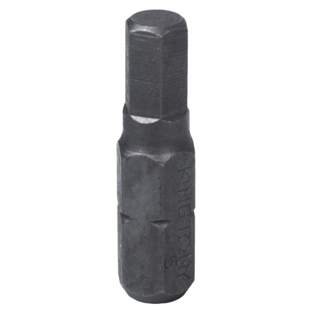 Вставка (бита) торцевая 1/4", Hex, 5 мм, L = 25 мм KING TONY 102505H