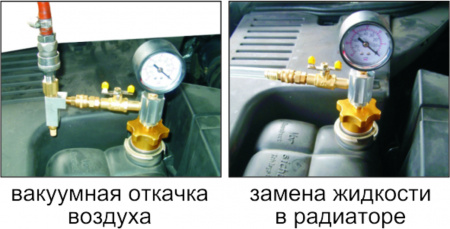 JTC Набор для вакуумной откачки воздуха и замены жидкости в системе охлаждения в кейсе JTC