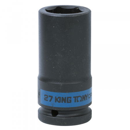 Головка торцевая ударная глубокая шестигранная 3/4", 27 мм KING TONY 643527M