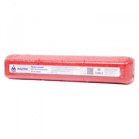 Ключ динамометрический 3/8", 7-105 Нм, в пластиковом кейсе МАСТАК 012-30105C
