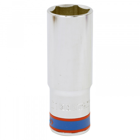 Головка торцевая глубокая шестигранная 1/2", 21 мм KING TONY 423521M