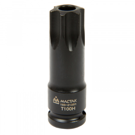 Насадка (бита) торцевая 1/2", TORX TR, T100H, L=78 мм, для шкива распредвала МАСТАК 103-21301