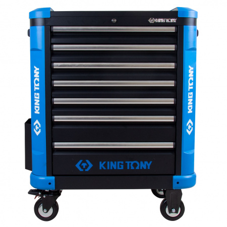 Тележка инструментальная, 7 полок KING TONY 87G31-7B-BK