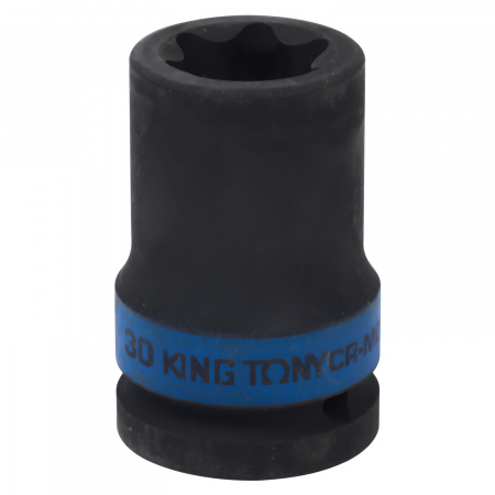 Головка торцевая ударная TORX Е-стандарт 3/4", E30, L = 56 мм KING TONY 657530M
