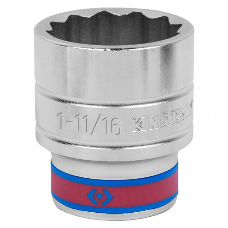 Головка торцевая стандартная двенадцатигранная 3/4", 1-11/16, дюймовая KING TONY 633054S