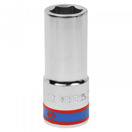 Головка торцевая глубокая шестигранная 3/4", 22 мм KING TONY 623522M