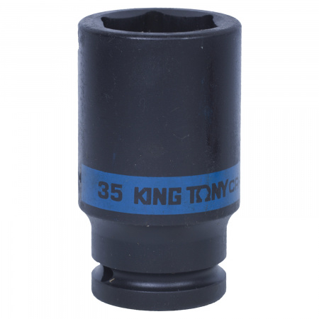 Головка торцевая ударная глубокая шестигранная 3/4", 35 мм KING TONY 643535M