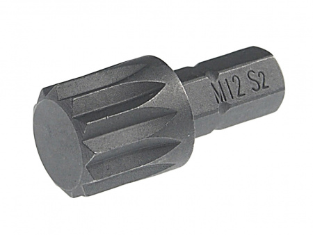 JTC Бита SPLINE M12х25мм 1/4" DR JTC
