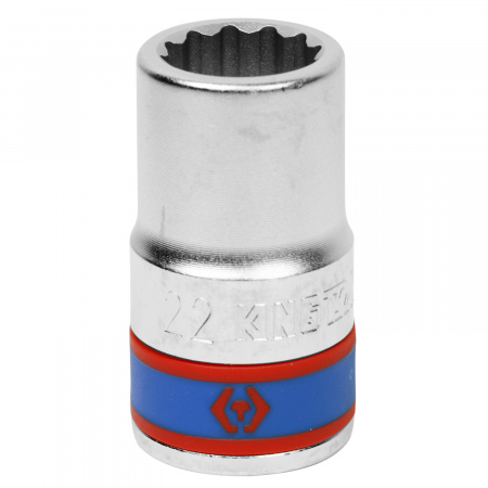 Головка торцевая стандартная двенадцатигранная 3/4", 22 мм KING TONY 633022M