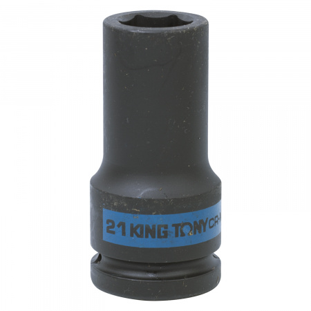 Головка торцевая ударная глубокая шестигранная 3/4", 21 мм KING TONY 643521M